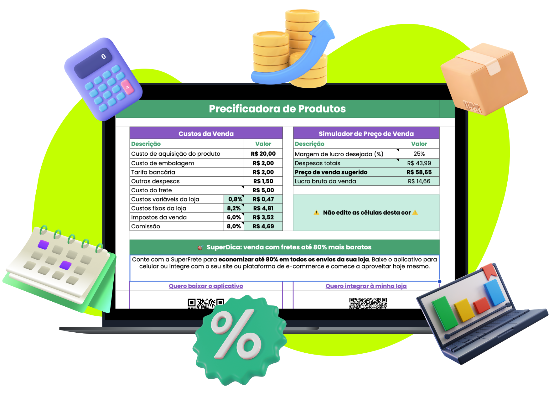 Planilha De Precifica O De Produtos Baixe Gr Tis Superfrete